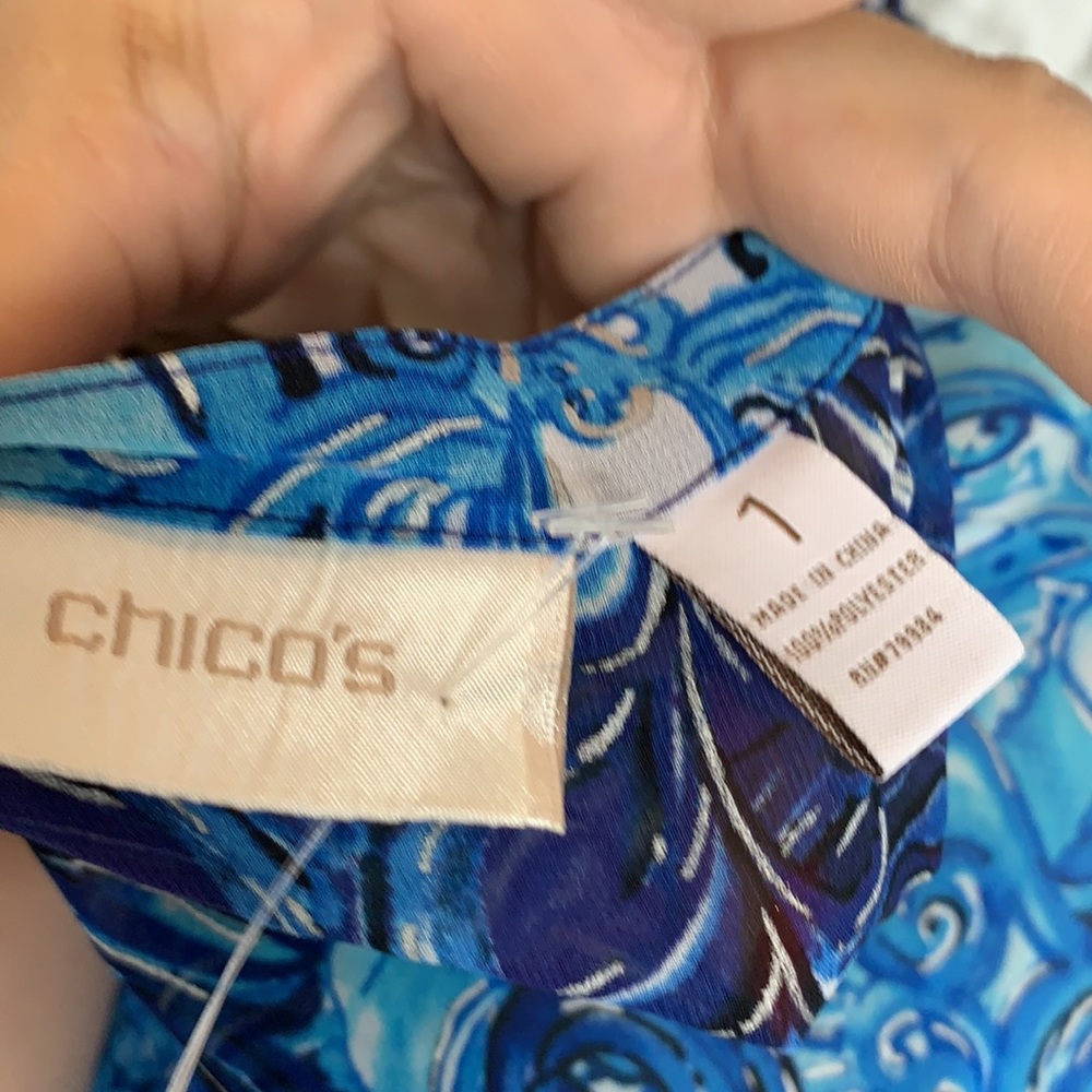 Chicos sheer short sleeve top - Picture 5 of 5